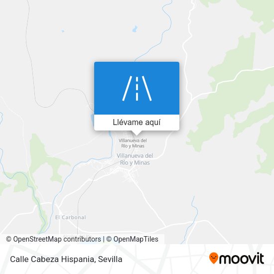 Mapa Calle Cabeza Hispania