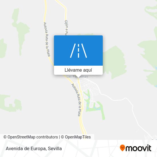 Mapa Avenida de Europa