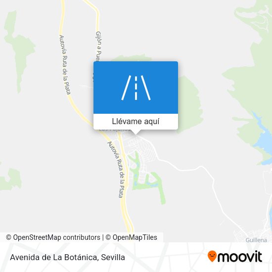 Mapa Avenida de La Botánica