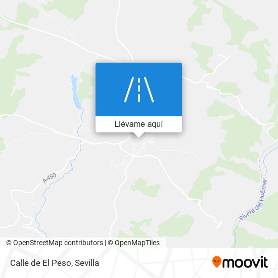 Mapa Calle de El Peso