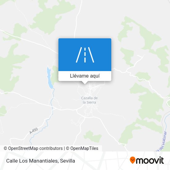 Mapa Calle Los Manantiales