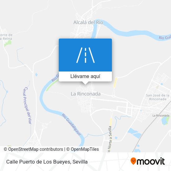 Mapa Calle Puerto de Los Bueyes
