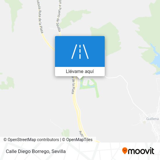 Mapa Calle Diego Borrego