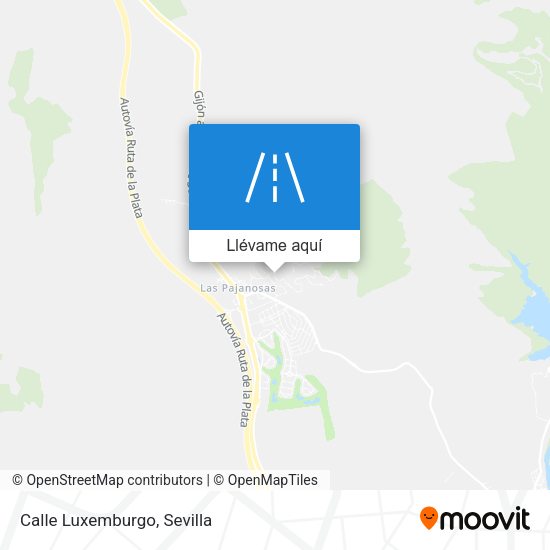 Mapa Calle Luxemburgo