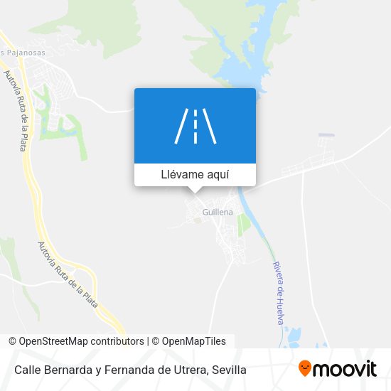 Mapa Calle Bernarda y Fernanda de Utrera