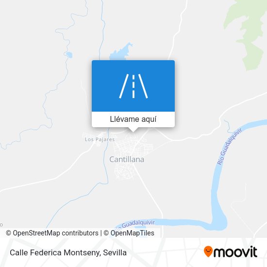 Mapa Calle Federica Montseny
