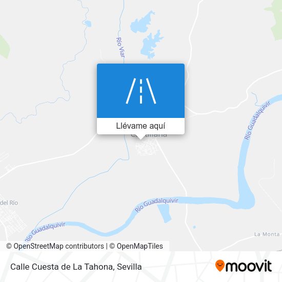 Mapa Calle Cuesta de La Tahona