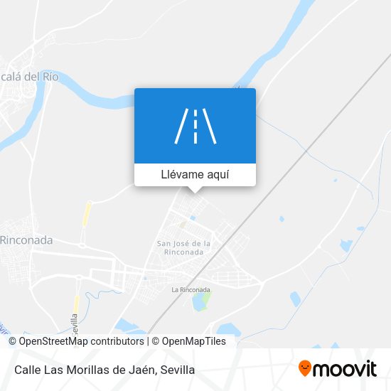 Mapa Calle Las Morillas de Jaén