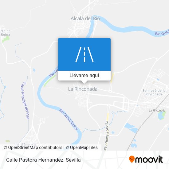 Mapa Calle Pastora Hernández