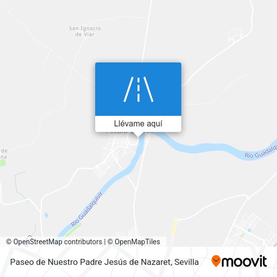 Mapa Paseo de Nuestro Padre Jesús de Nazaret