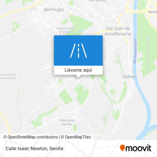 Mapa Calle Isaac Newton
