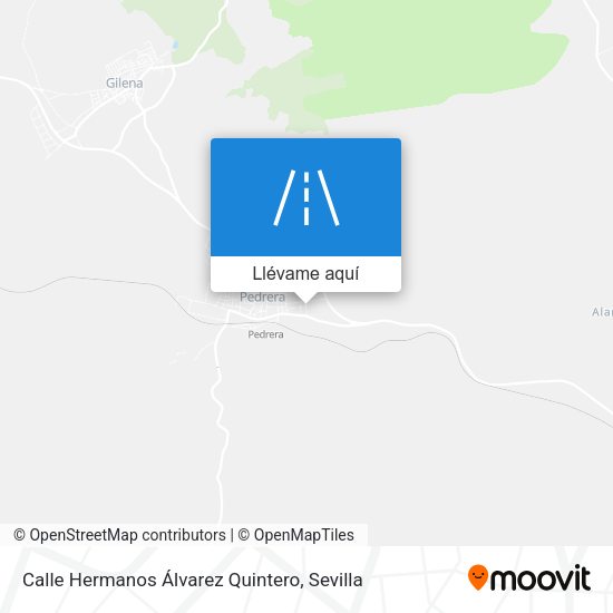 Mapa Calle Hermanos Álvarez Quintero