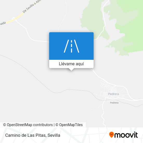 Mapa Camino de Las Pitas