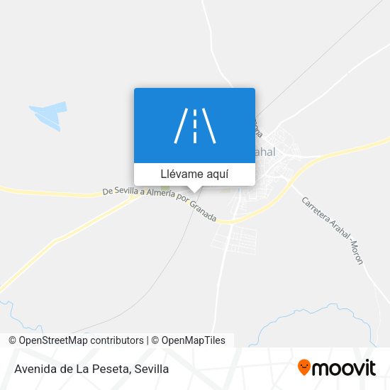 Mapa Avenida de La Peseta