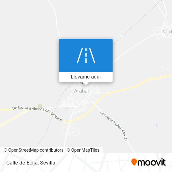 Mapa Calle de Écija