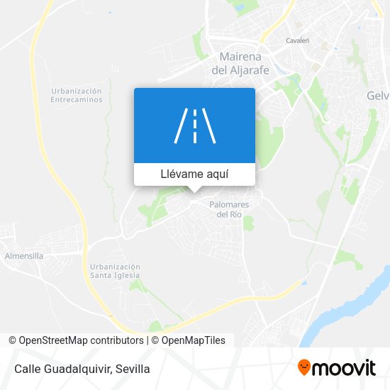 Mapa Calle Guadalquivir