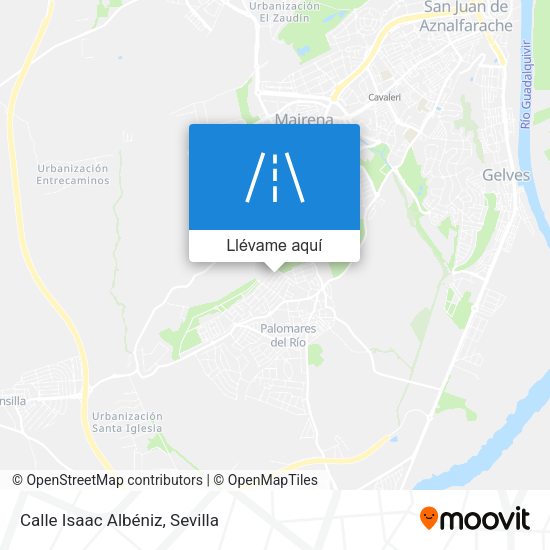 Mapa Calle Isaac Albéniz