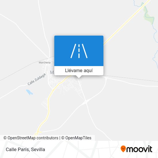 Mapa Calle París