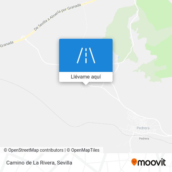 Mapa Camino de La Rivera