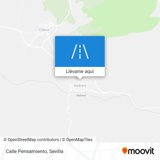 Mapa Calle Pensamiento