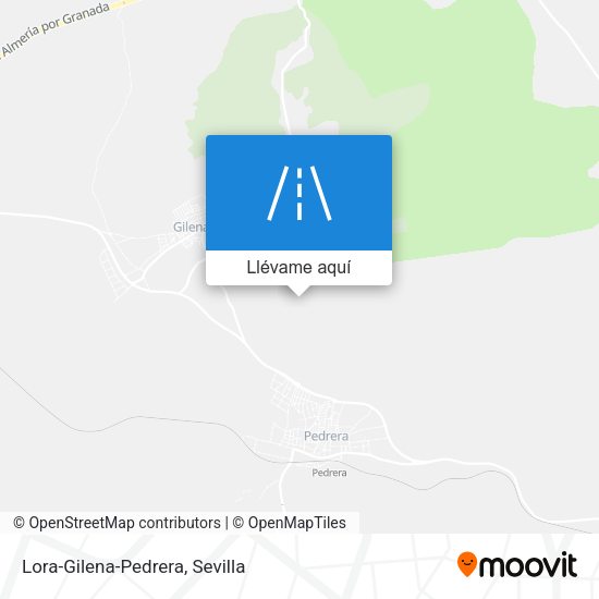 Mapa Lora-Gilena-Pedrera