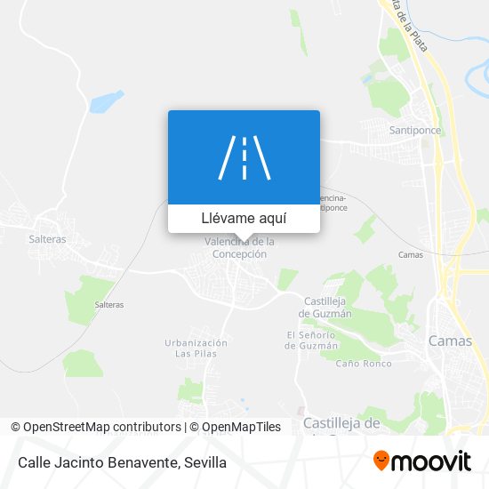 Mapa Calle Jacinto Benavente