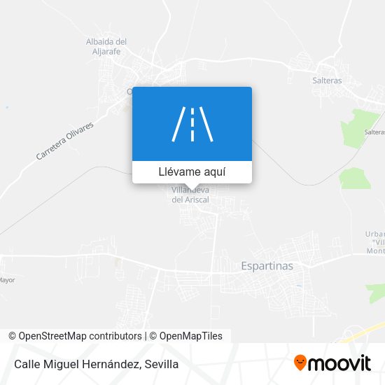Mapa Calle Miguel Hernández