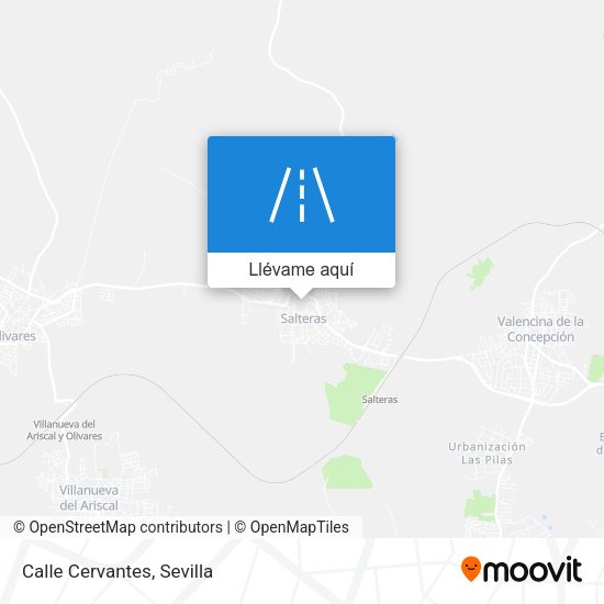 Mapa Calle Cervantes
