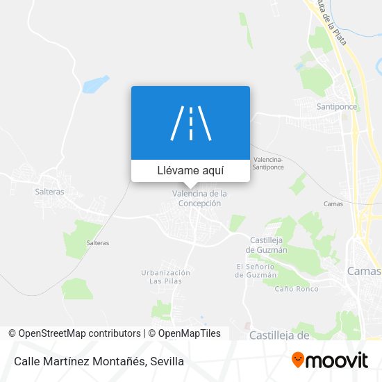Mapa Calle Martínez Montañés