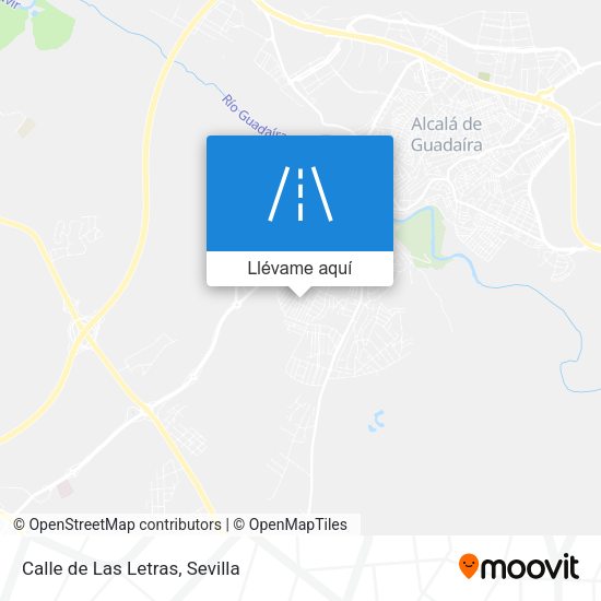 Mapa Calle de Las Letras