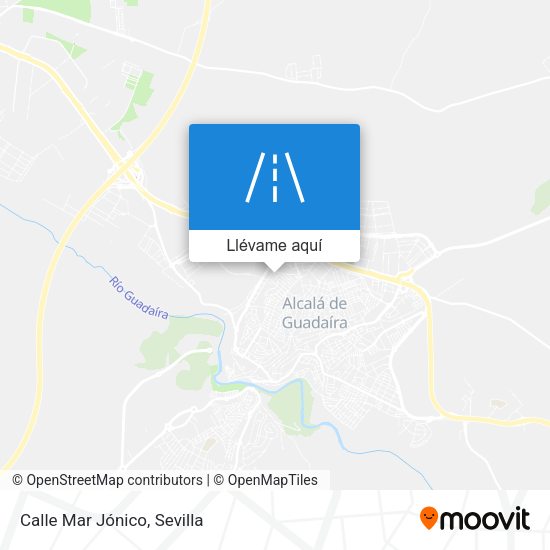 Mapa Calle Mar Jónico