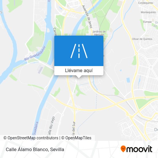 Mapa Calle Álamo Blanco