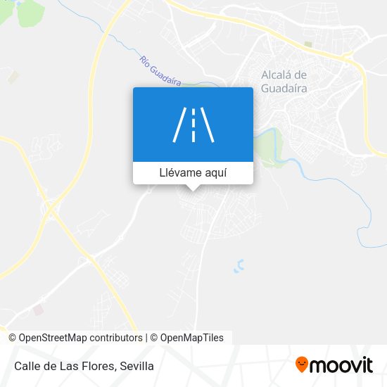 Mapa Calle de Las Flores