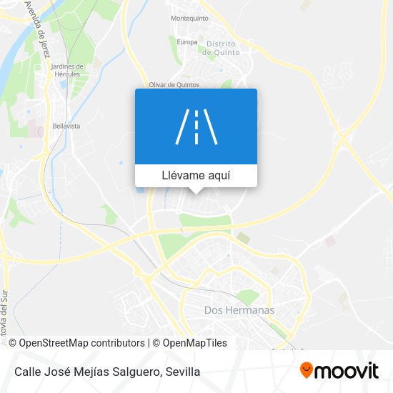 Mapa Calle José Mejías Salguero