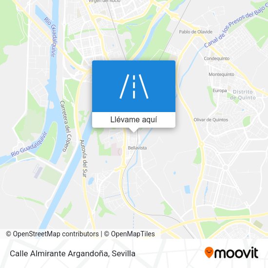 Mapa Calle Almirante Argandoña