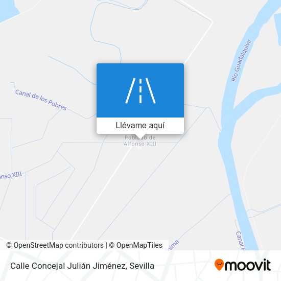 Mapa Calle Concejal Julián Jiménez