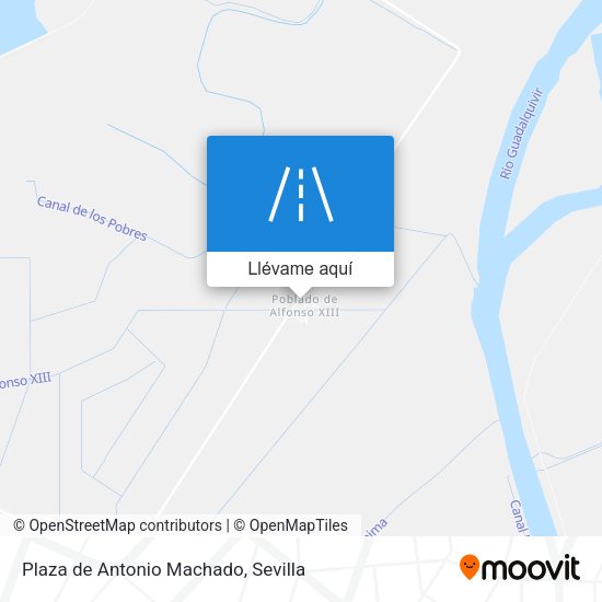 Mapa Plaza de Antonio Machado