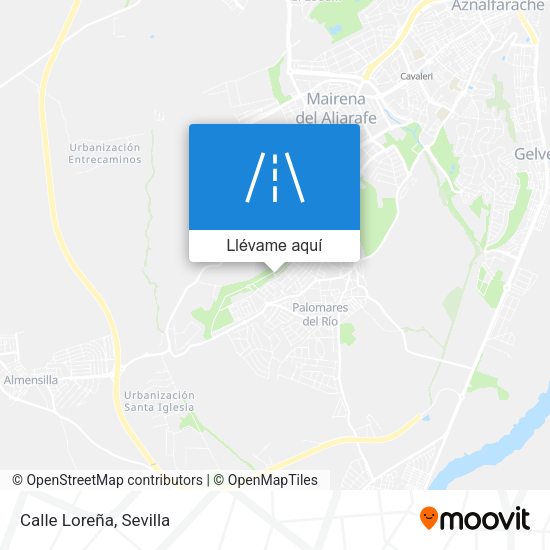 Mapa Calle Loreña