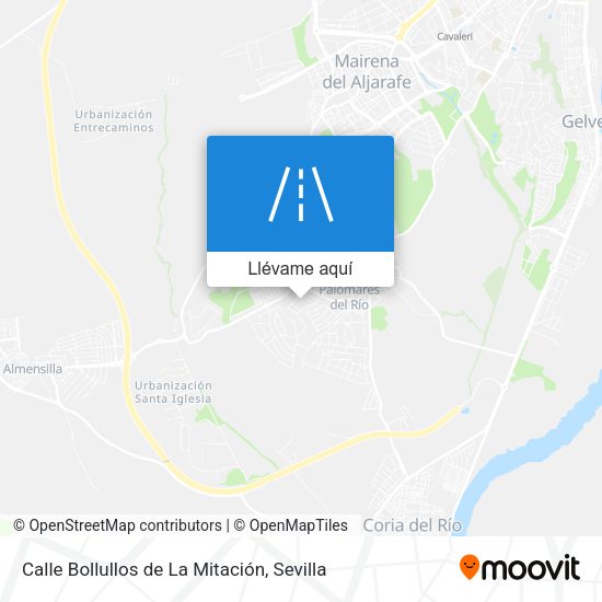Mapa Calle Bollullos de La Mitación