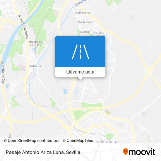 Mapa Pasaje Antonio Ariza Luna