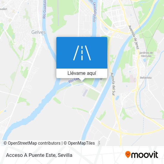 Mapa Acceso A Puente Este