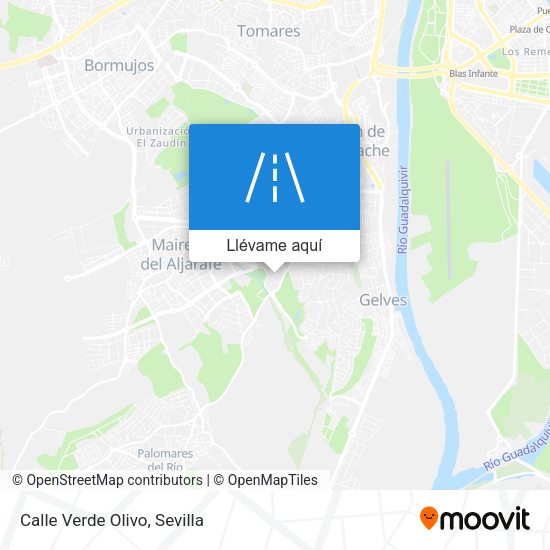 Mapa Calle Verde Olivo