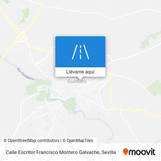 Mapa Calle Escritor Francisco Montero Galvache