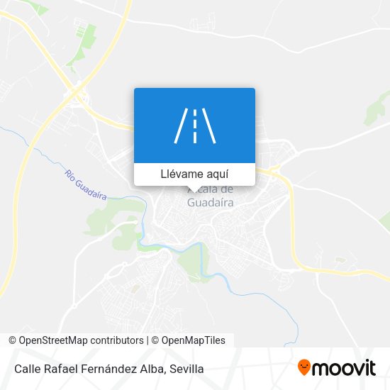 Mapa Calle Rafael Fernández Alba