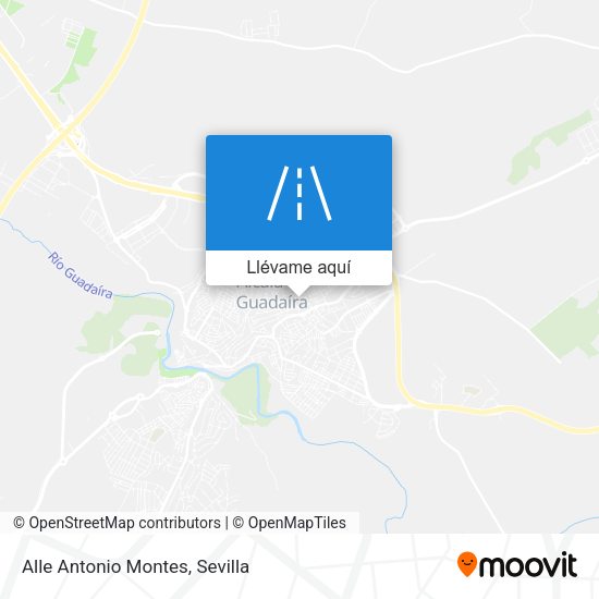 Mapa Alle Antonio Montes