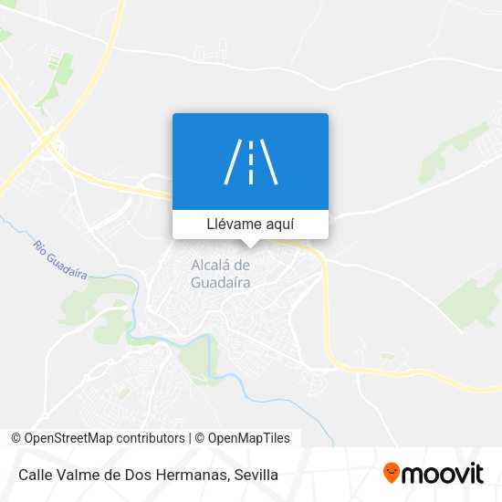 Mapa Calle Valme de Dos Hermanas