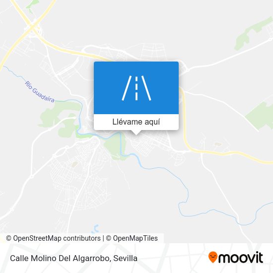 Mapa Calle Molino Del Algarrobo