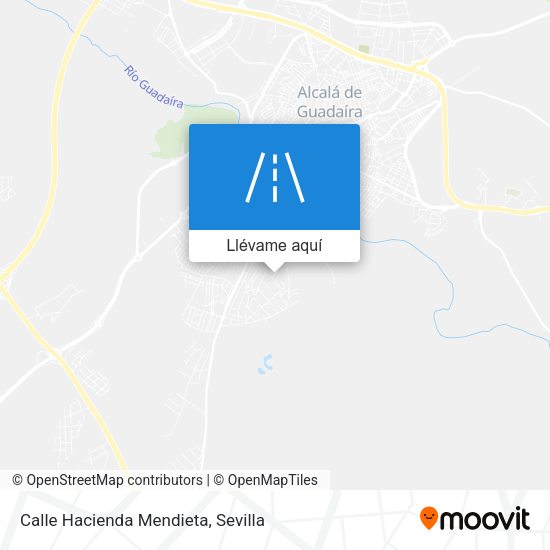 Mapa Calle Hacienda Mendieta