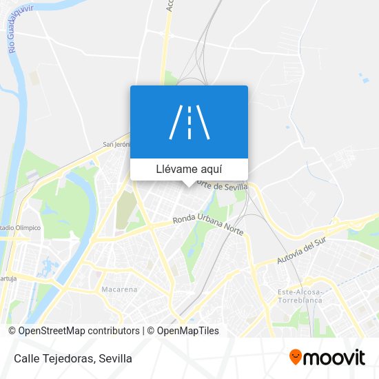 Mapa Calle Tejedoras