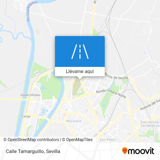 Mapa Calle Tamarguillo